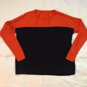 J Crew color blocked sweater